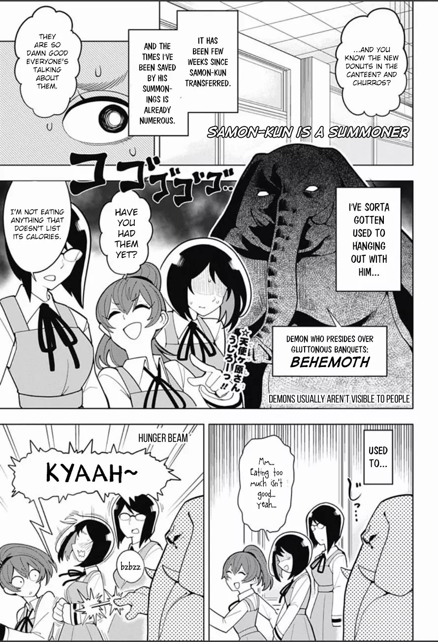 Samon-kun wa Summoner Chapter 3 page 2 - Chapter 3: Samon-kun laughs