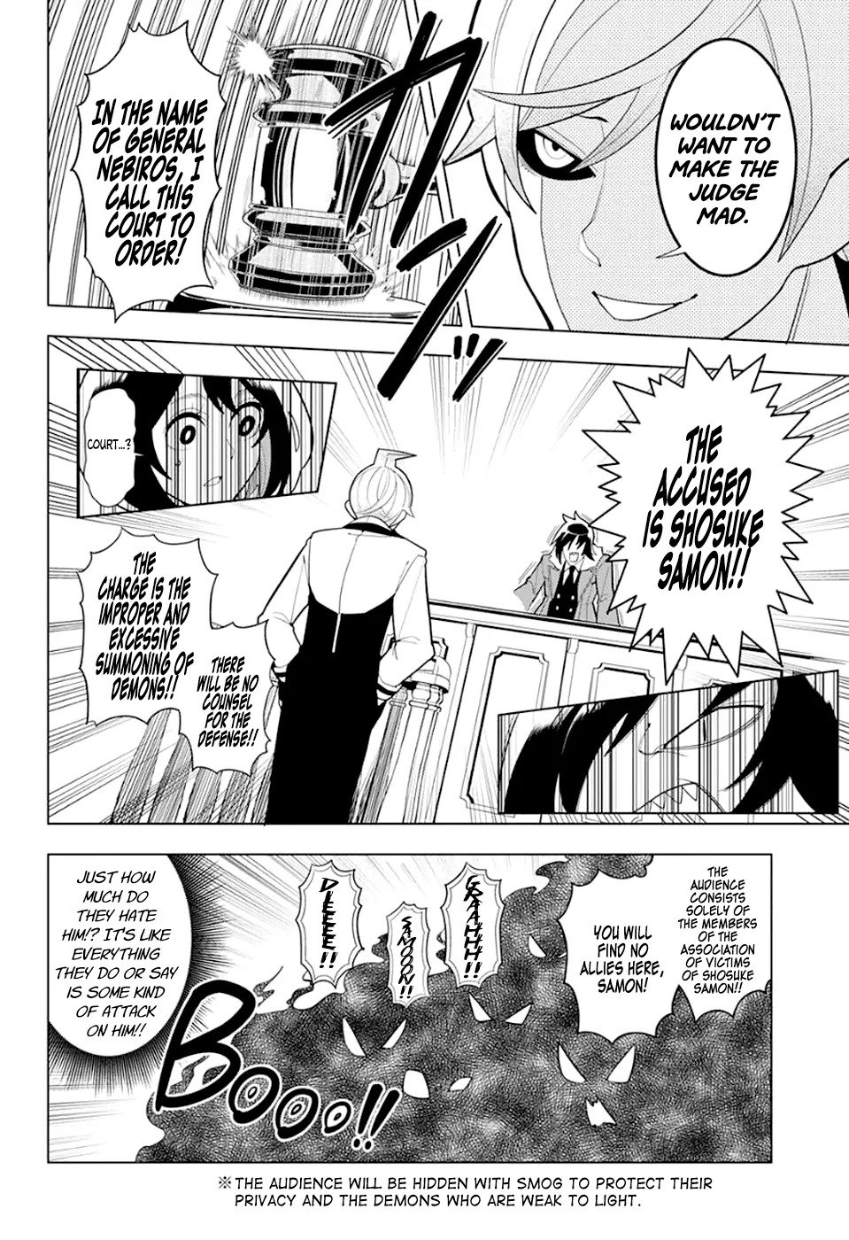 Samon-kun wa Summoner Chapter 4 page 10 - Chapter 4: Samon is Judged