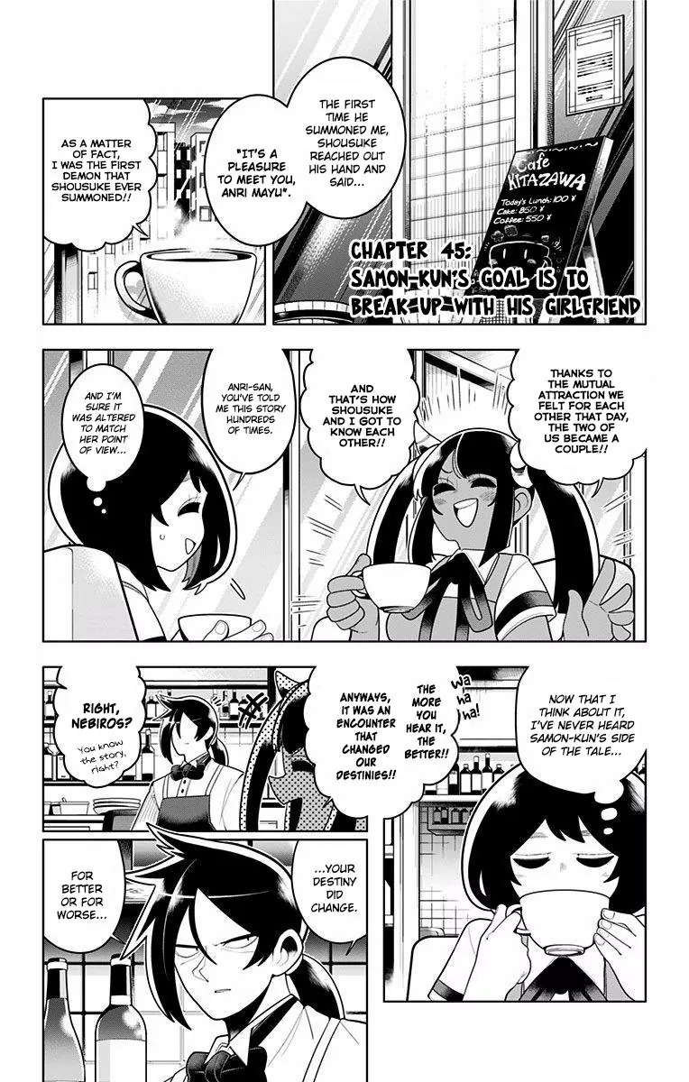 Samon-kun wa Summoner Chapter 45 page 1 - Chapter 45: Samon-kun's Goal is to Break Up With His Girlfriend
