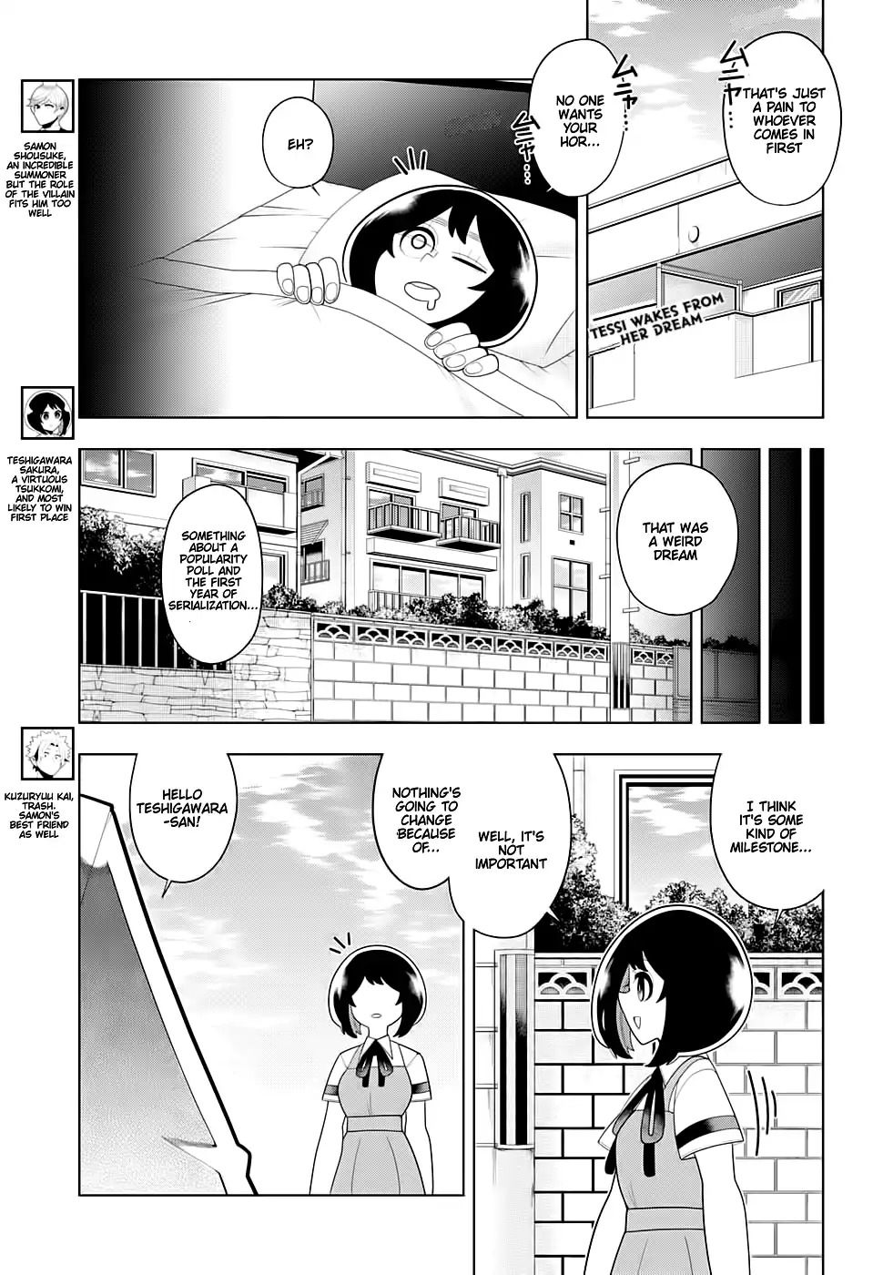 Samon-kun wa Summoner Chapter 52 page 3 - Chapter 52: Samon-kun Has Already Had a Year