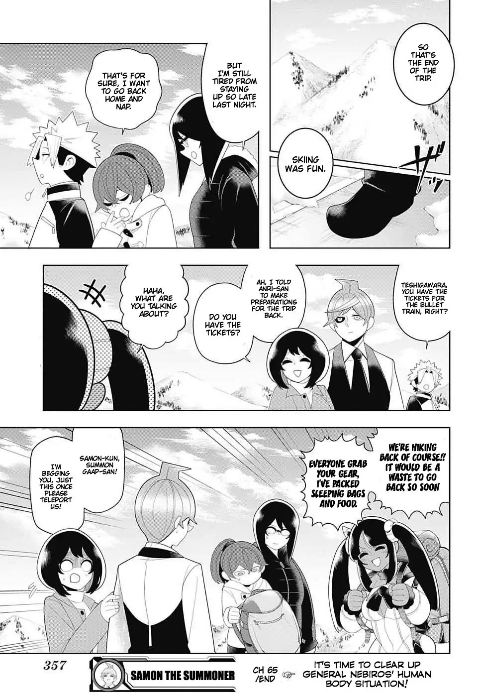 Samon-kun wa Summoner Chapter 65 page 19 - Chapter 65: Samon-kun Likes Anri-san