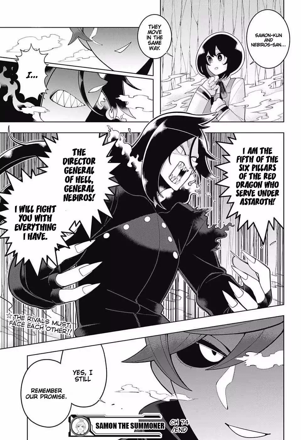 Samon-kun wa Summoner Chapter 74 page 19 - Chapter 74