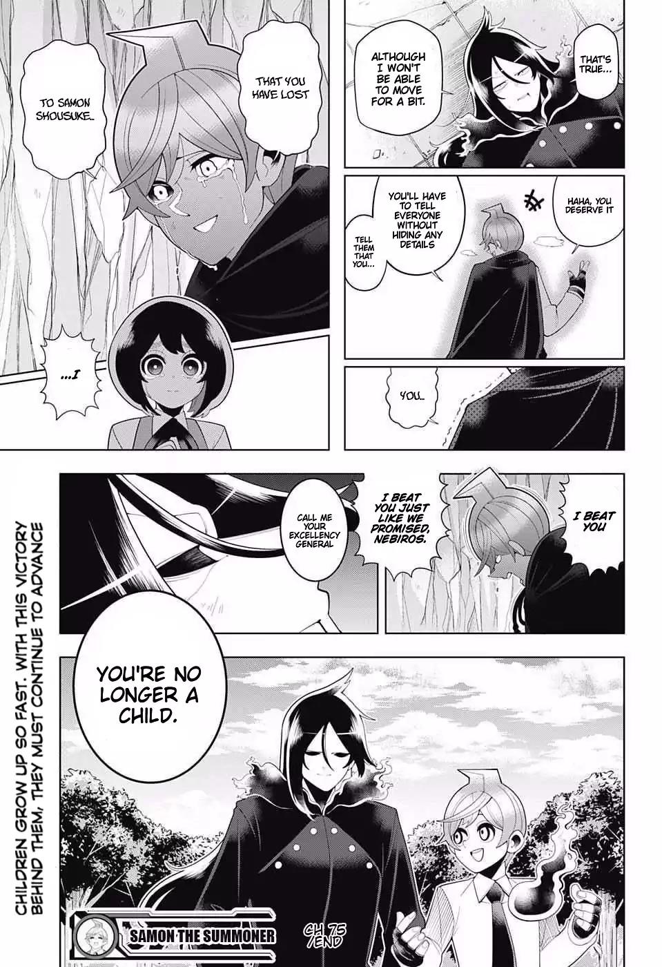 Samon-kun wa Summoner Chapter 75 page 18 - Chapter 75