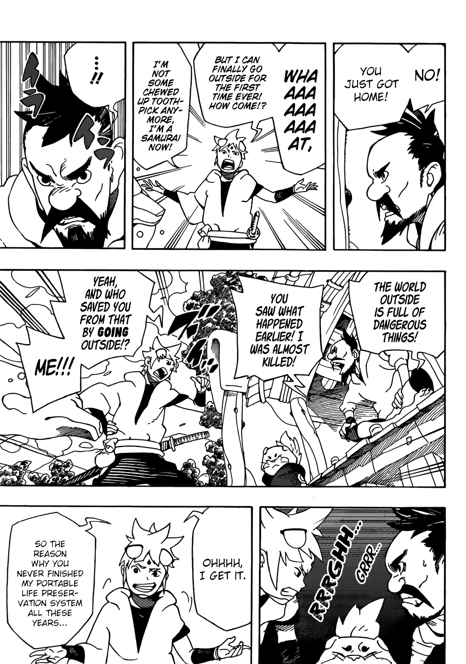Samurai 8: Tales of Hachimaru Chapter 4 page 12 - Chapter 4: A Quarrel Between Parent and Child