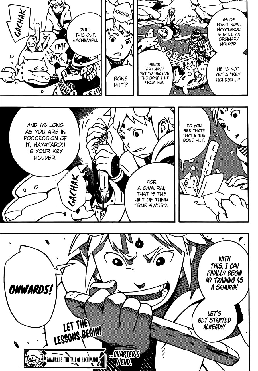 Samurai 8: Tales of Hachimaru Chapter 5 page 20 - Chapter 5: Departure