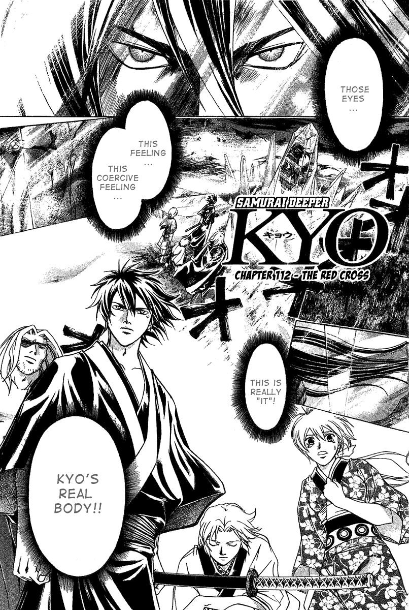 Samurai Deeper Kyo Chapter 112 page 1 - Chapter 112: The Bearer of the Crimson Cross