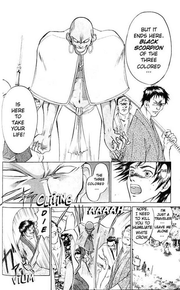 Samurai Deeper Kyo Chapter 12 page 14 - Chapter 12: The Scorpion's Poison