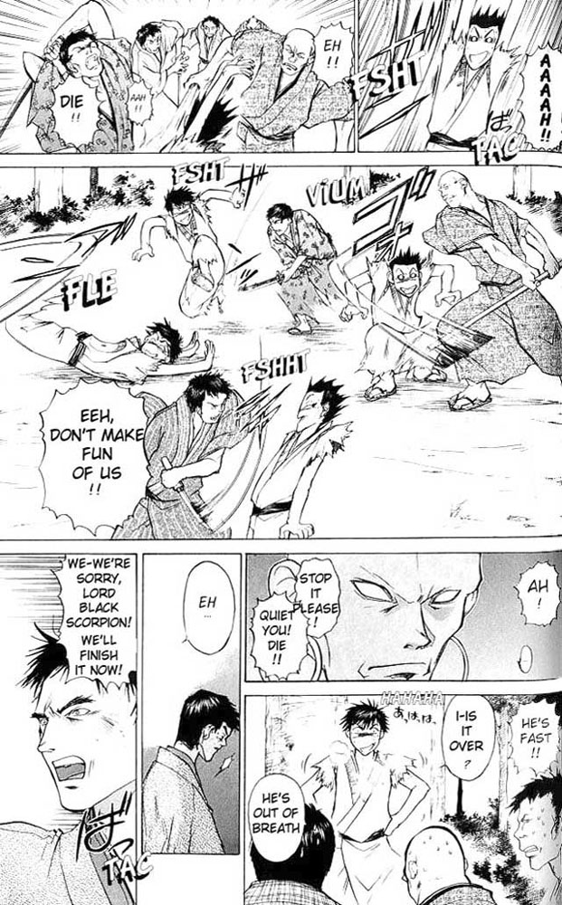 Samurai Deeper Kyo Chapter 12 page 15 - Chapter 12: The Scorpion's Poison