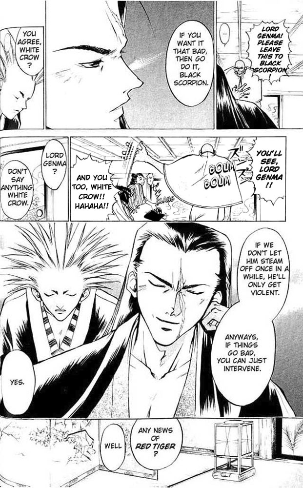 Samurai Deeper Kyo Chapter 12 page 8 - Chapter 12: The Scorpion's Poison