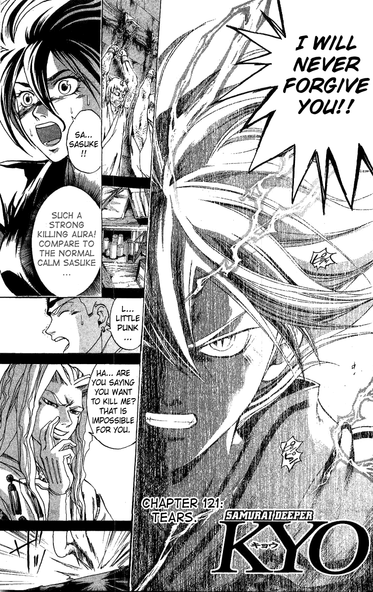 Samurai Deeper Kyo Chapter 121 page 1 - Chapter 121: Tears