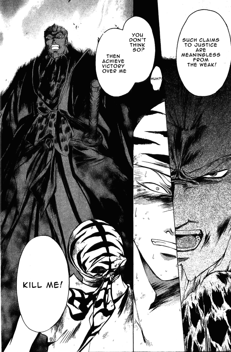 Samurai Deeper Kyo Chapter 154 page 17 - Chapter 154: Compassion vs Cruelty