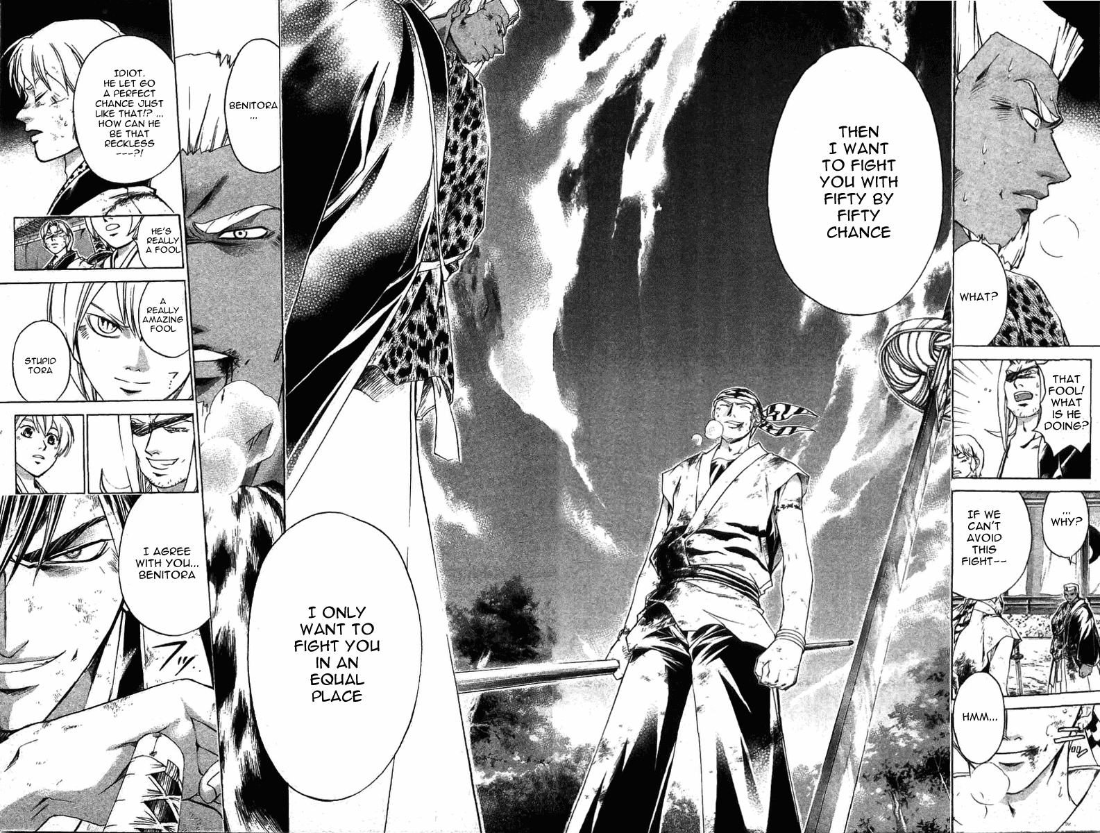 Samurai Deeper Kyo Chapter 156 page 17 - Chapter 156: Fifty by Fifty