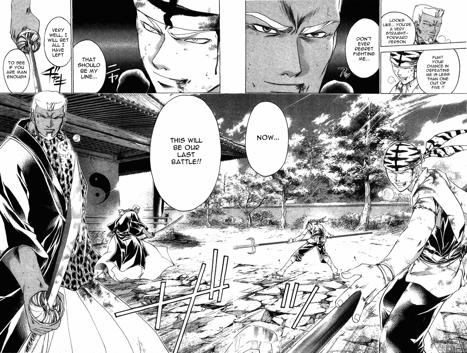 Samurai Deeper Kyo Chapter 156 page 18 - Chapter 156: Fifty by Fifty