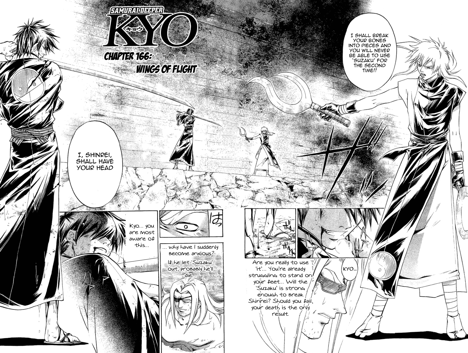 Samurai Deeper Kyo Chapter 166 page 2 - Chapter 166: Wings of Flight