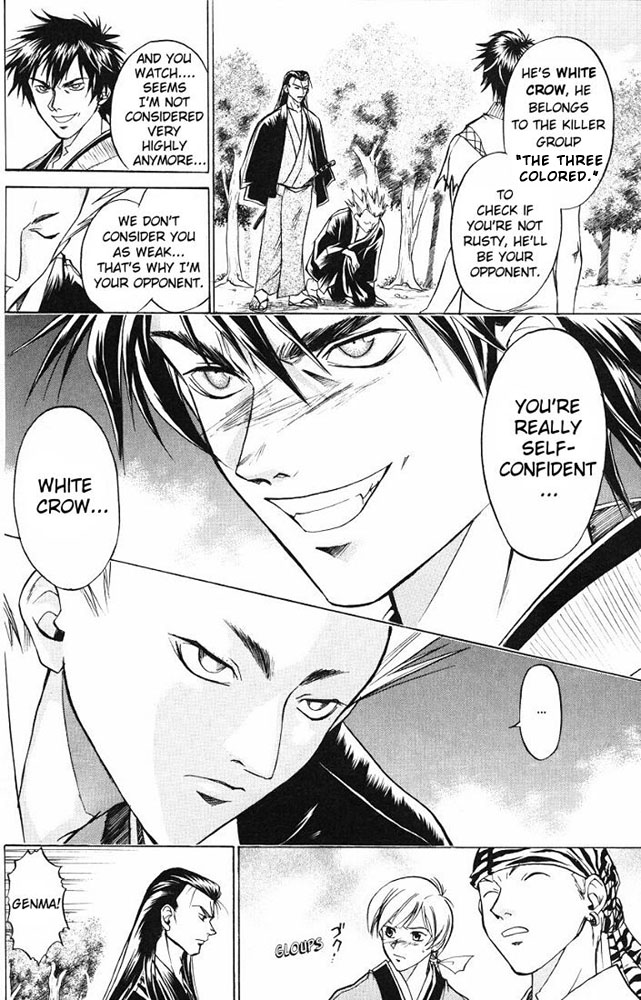Samurai Deeper Kyo Chapter 17 page 10 - Chapter 17: White Crow's Attack