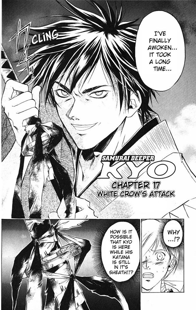 Samurai Deeper Kyo Chapter 17 page 2 - Chapter 17: White Crow's Attack