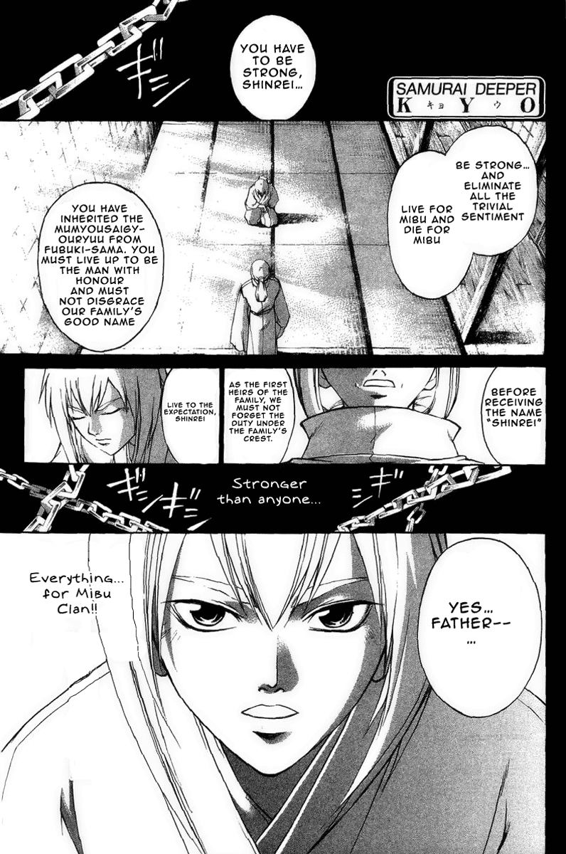 Samurai Deeper Kyo Chapter 170 page 1 - Chapter 170: Binding Shackles