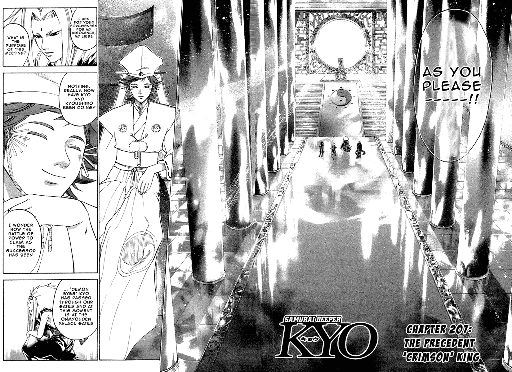 Samurai Deeper Kyo Chapter 207 page 2 - Chapter 207: The Precendent Crimson King