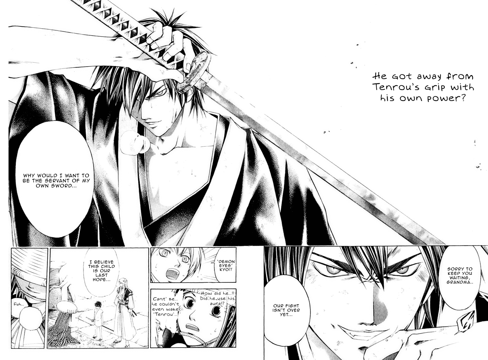 Samurai Deeper Kyo Chapter 221 page 11 - Chapter 221: A Winning Lie
