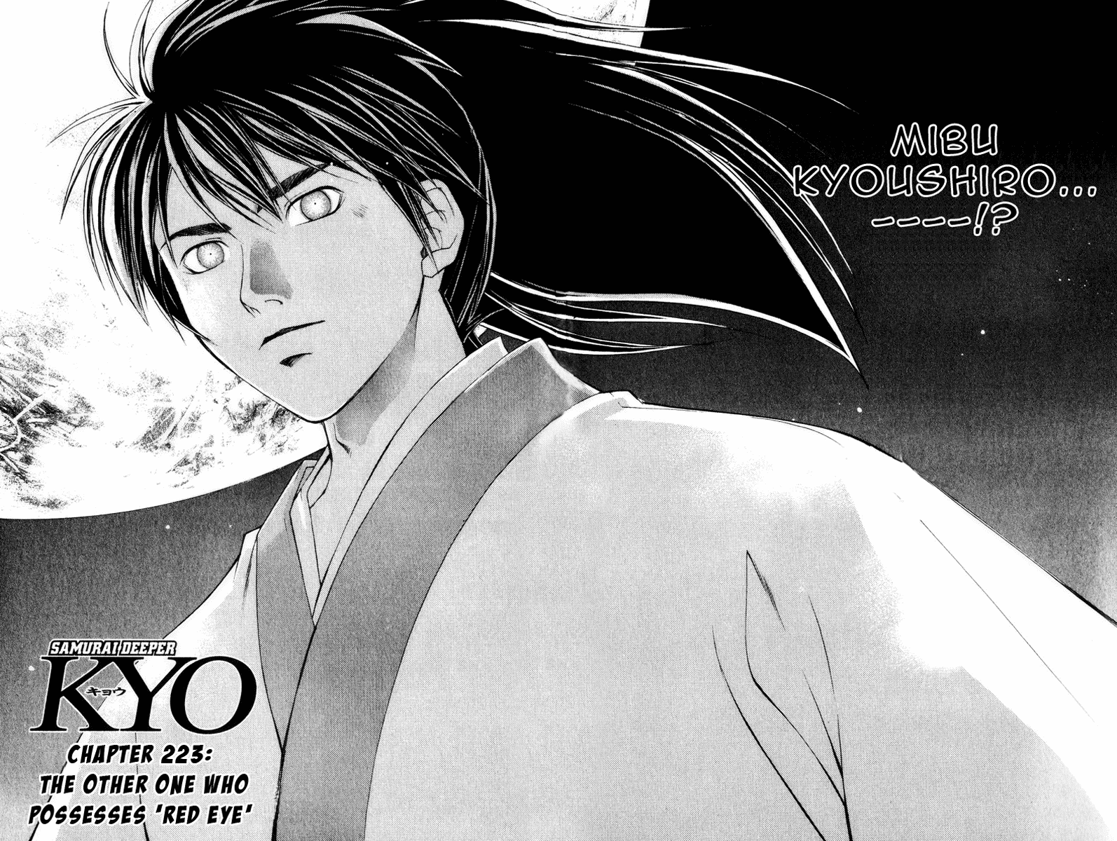 Samurai Deeper Kyo Chapter 223 page 3 - Chapter 223: The Other One Who Posseses Red Eye