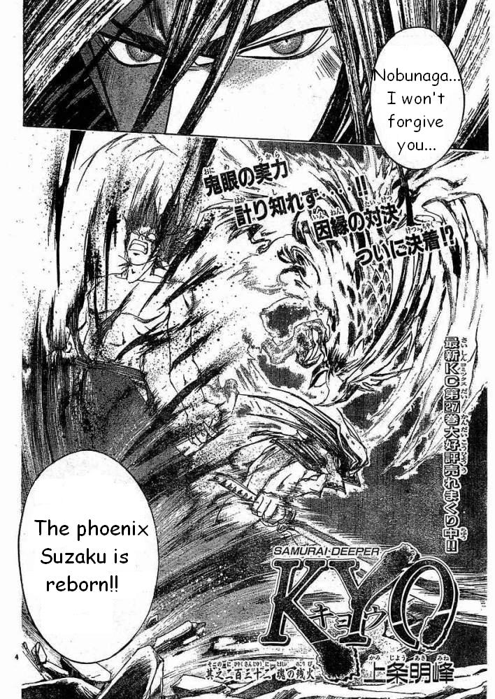 Samurai Deeper Kyo Chapter 232 page 4 - Chapter 232: Yuya.. What Are You Going To Do Here?
