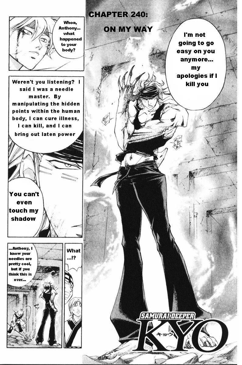 Samurai Deeper Kyo Chapter 240 page 2 - Chapter 240: On My Way