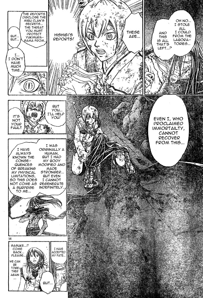 Samurai Deeper Kyo Chapter 264 page 13 - Chapter 264: Promise
