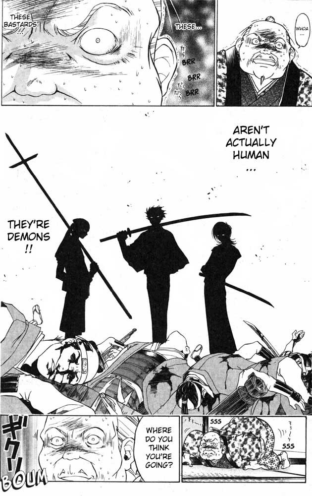 Samurai Deeper Kyo Chapter 32 page 10 - Chapter 32: The Advent of the Three Demons