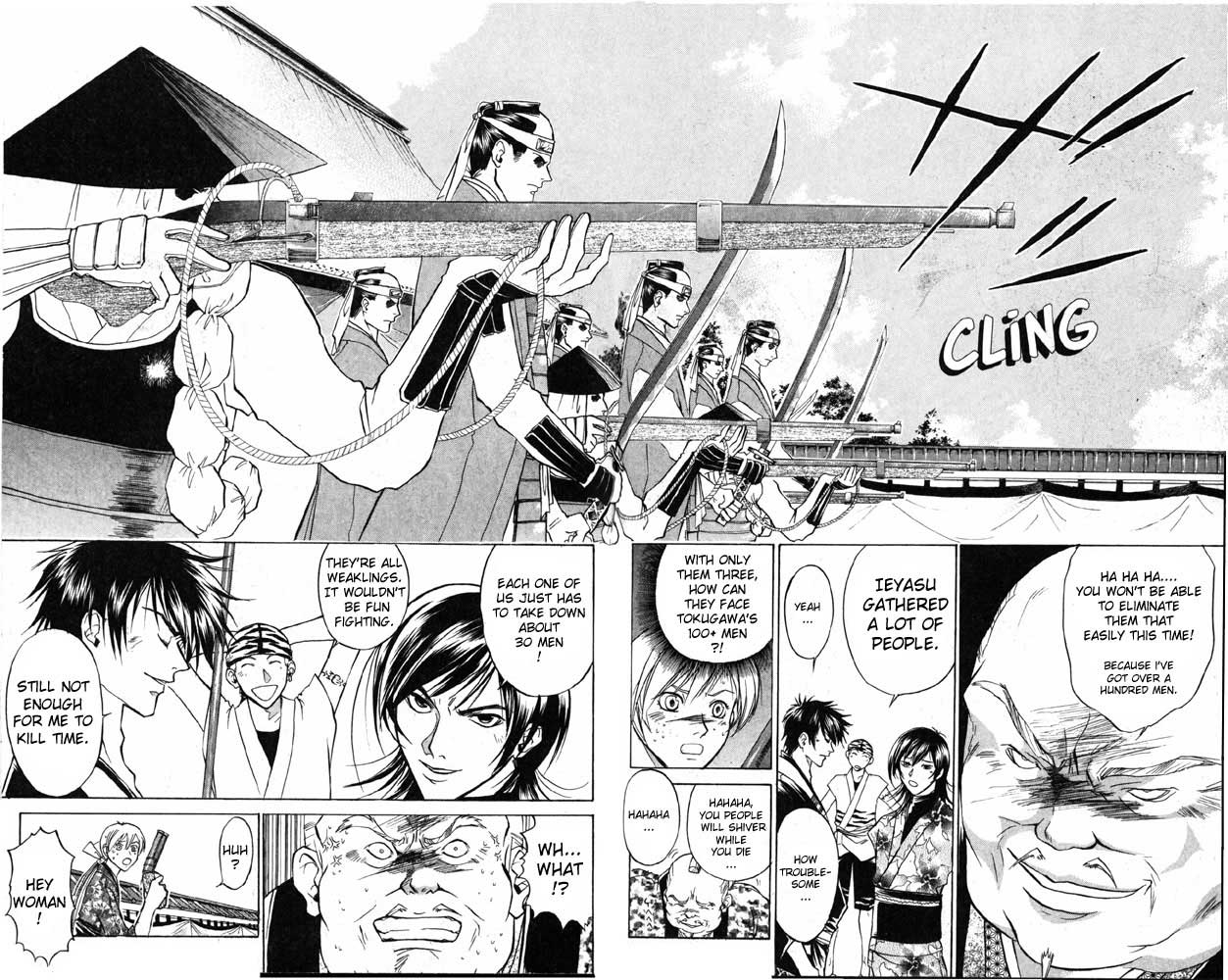 Samurai Deeper Kyo Chapter 32 page 3 - Chapter 32: The Advent of the Three Demons