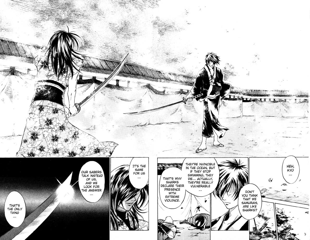 Samurai Deeper Kyo Chapter 34 page 12 - Chapter 34: At the Frontier of Death