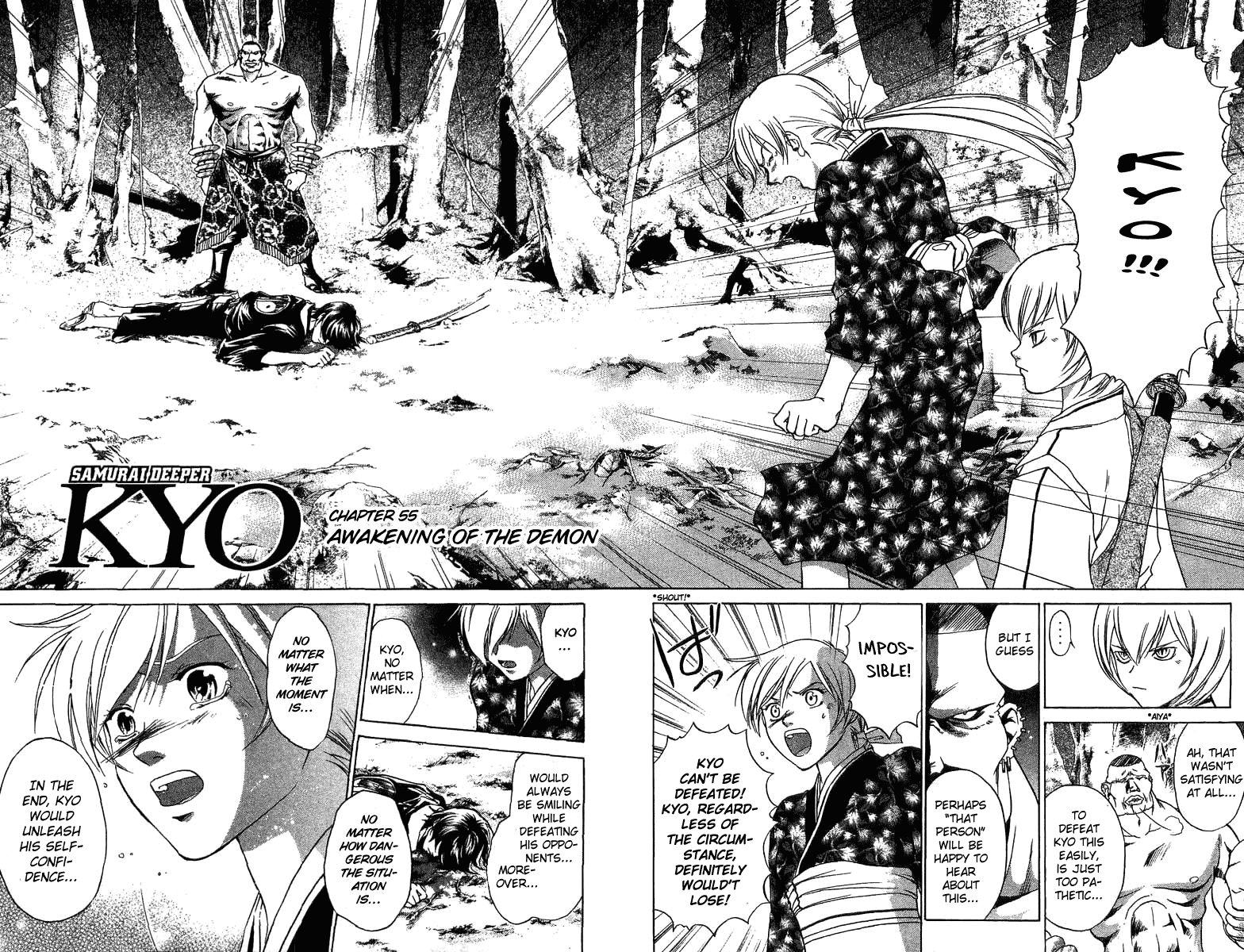 Samurai Deeper Kyo Chapter 55 page 3 - Chapter 55: Awakening of the Demon