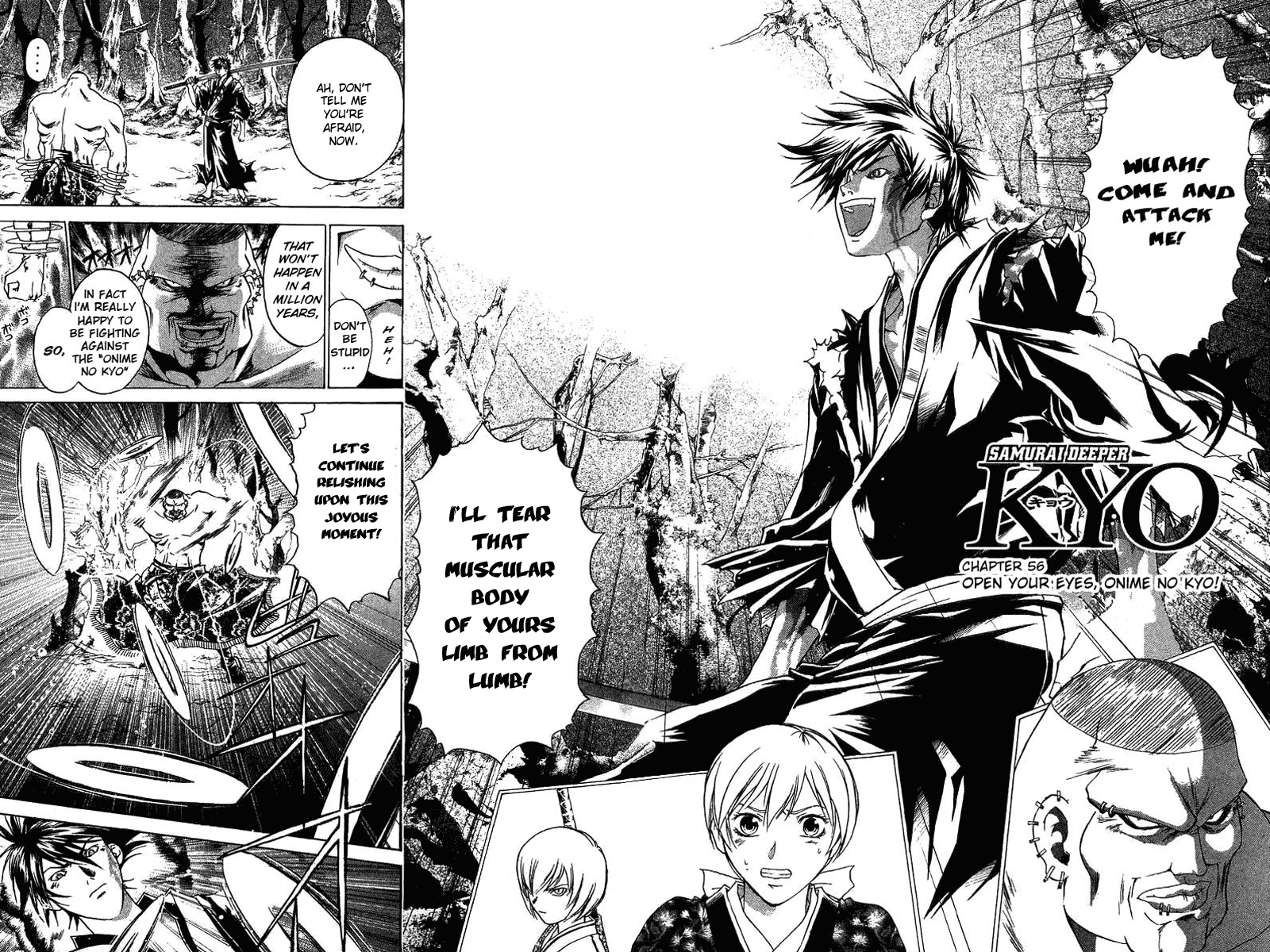 Samurai Deeper Kyo Chapter 56 page 3 - Chapter 56: Open Your Eyes, Onime no Kyo