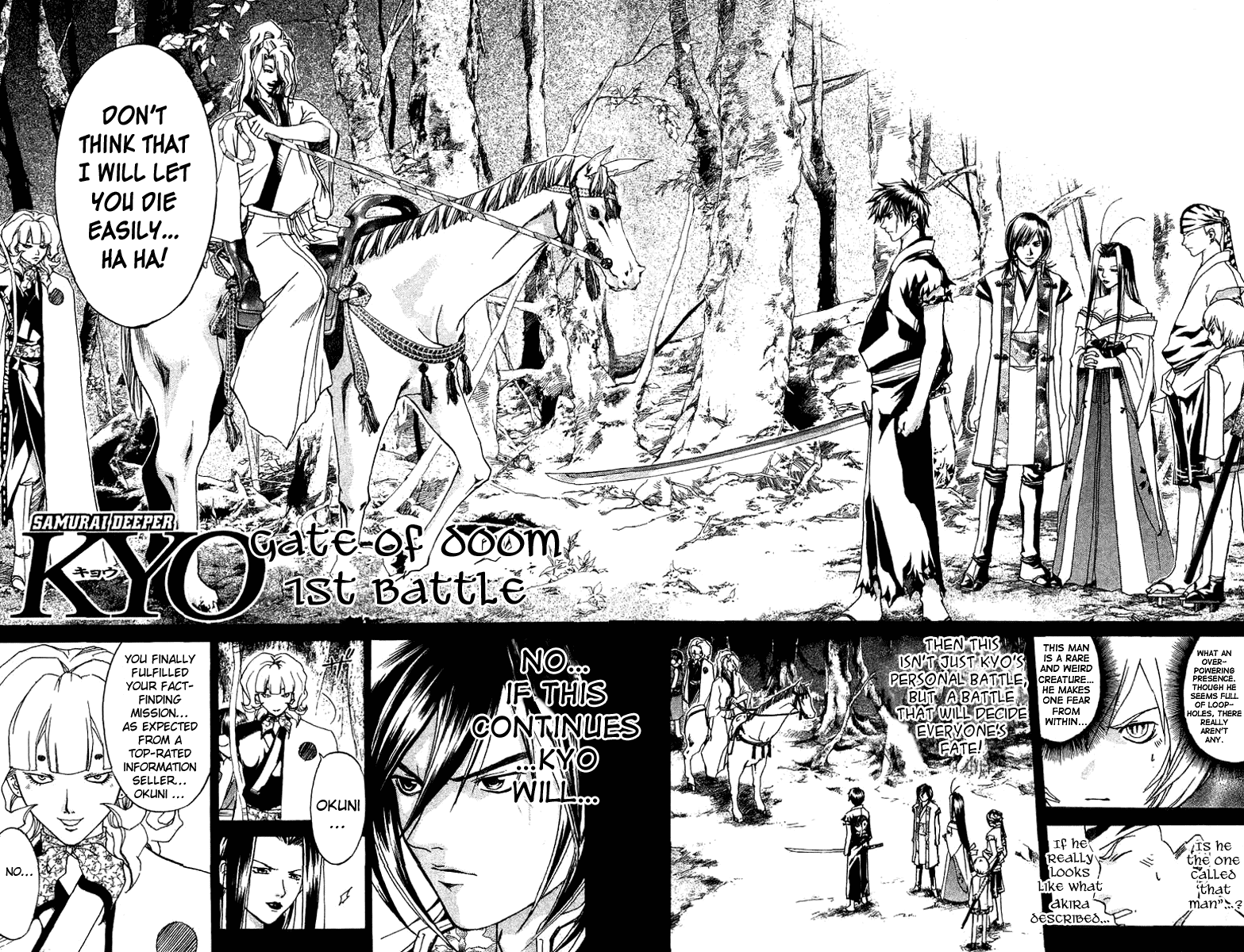 Samurai Deeper Kyo Chapter 67 page 3 - Chapter 67: Gate of Doom 1st Battle