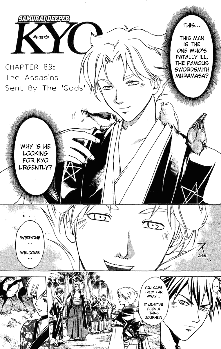 Samurai Deeper Kyo Chapter 89 page 1 - Chapter 89: The Assasins Sent by the Gods