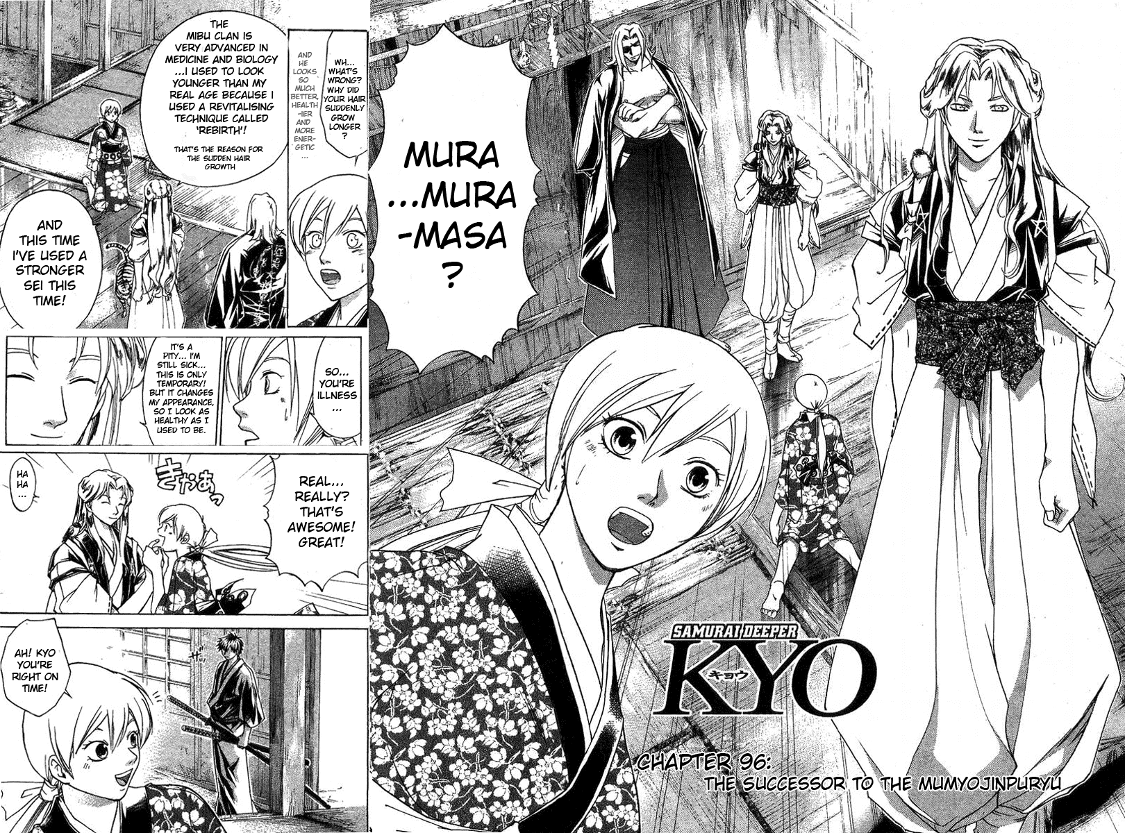 Samurai Deeper Kyo Chapter 96 page 2 - Chapter 96: The Successor of the Mumyojinpuryu
