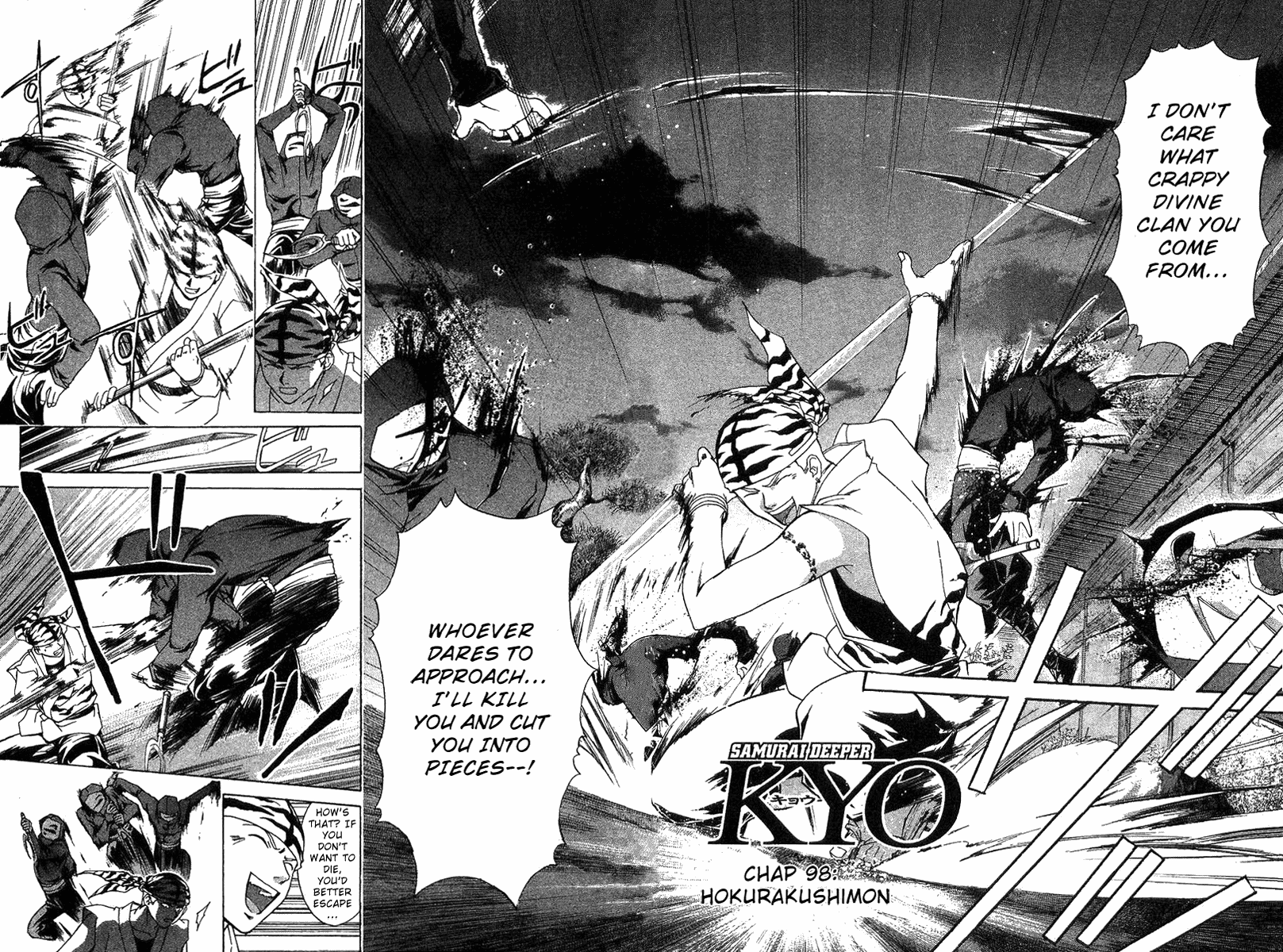 Samurai Deeper Kyo Chapter 98 page 2 - Chapter 98: Hokurakushimon