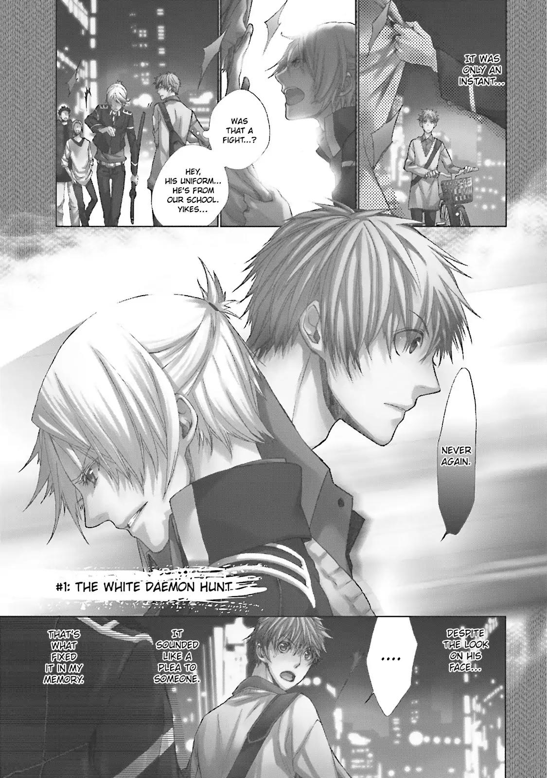 Samurai Drive Chapter 1 page 4 - Chapter 1: Vol.1 #1: The White Daemon Hunt