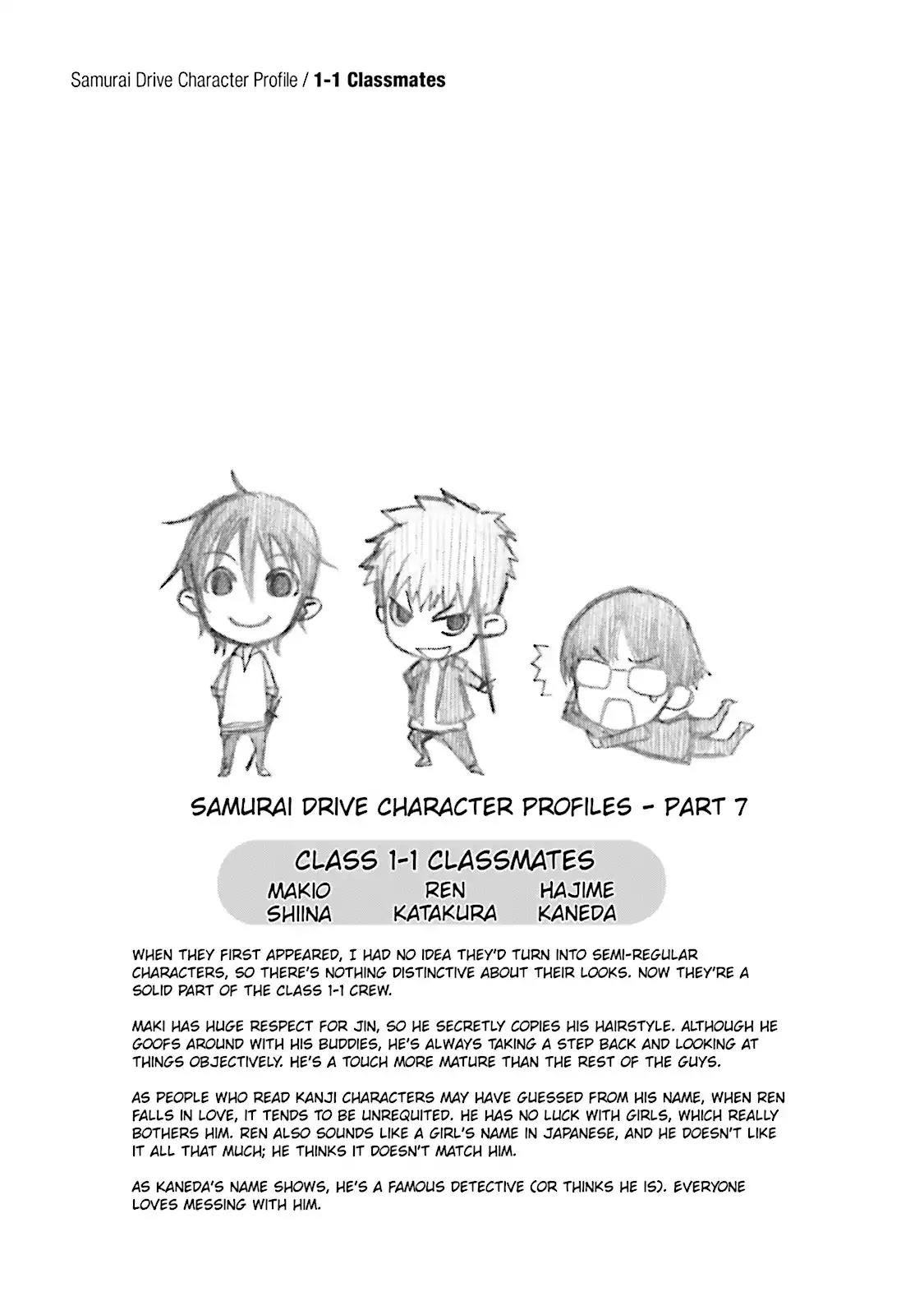 Samurai Drive Chapter 7 page 32 - Chapter 7: Vol.2 #7: Long Day At Shiseikan - Afternoon