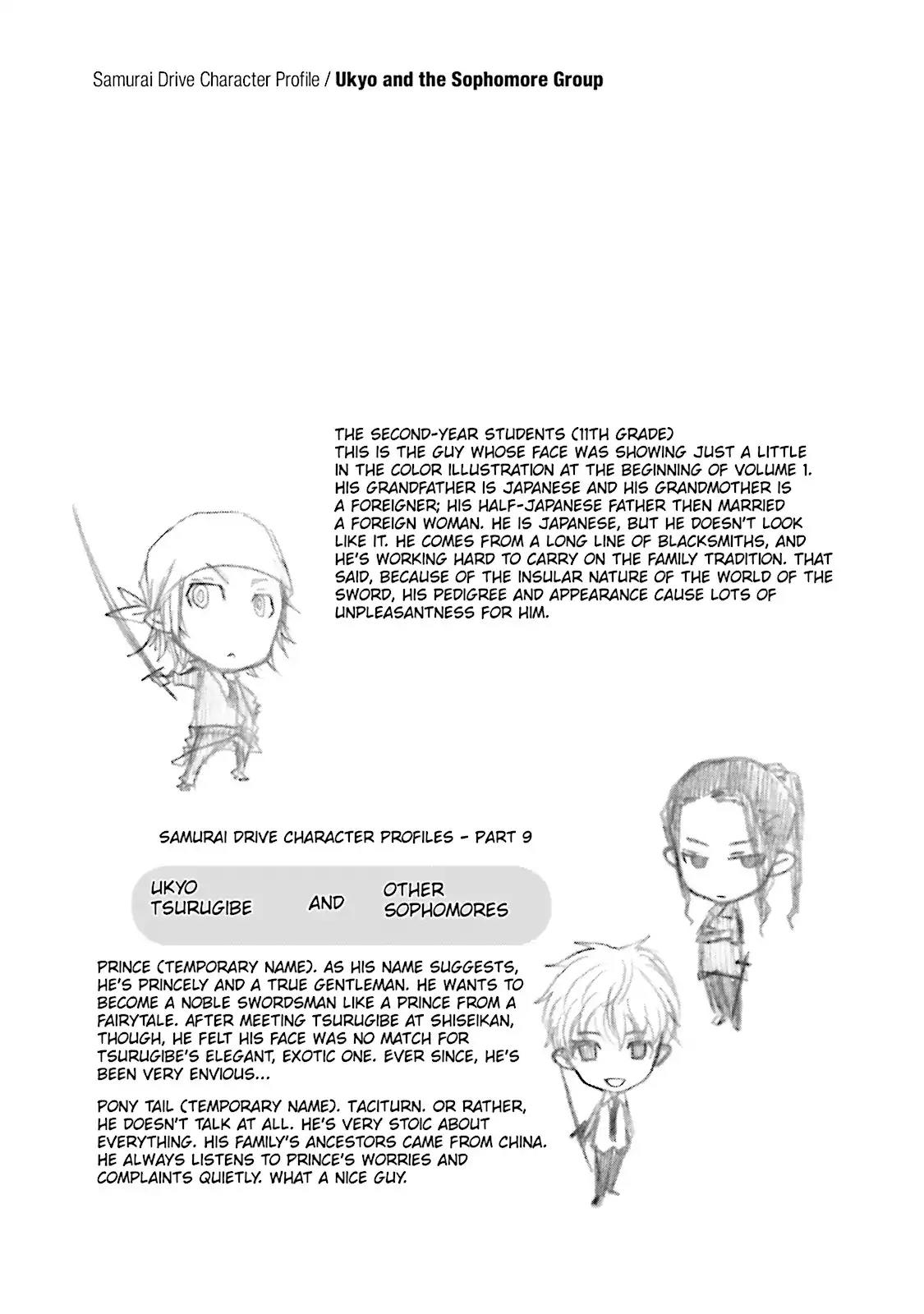 Samurai Drive Chapter 8.5 page 37 - Chapter 8.5: Vol.2 #8.5: [Another Story] His Back
