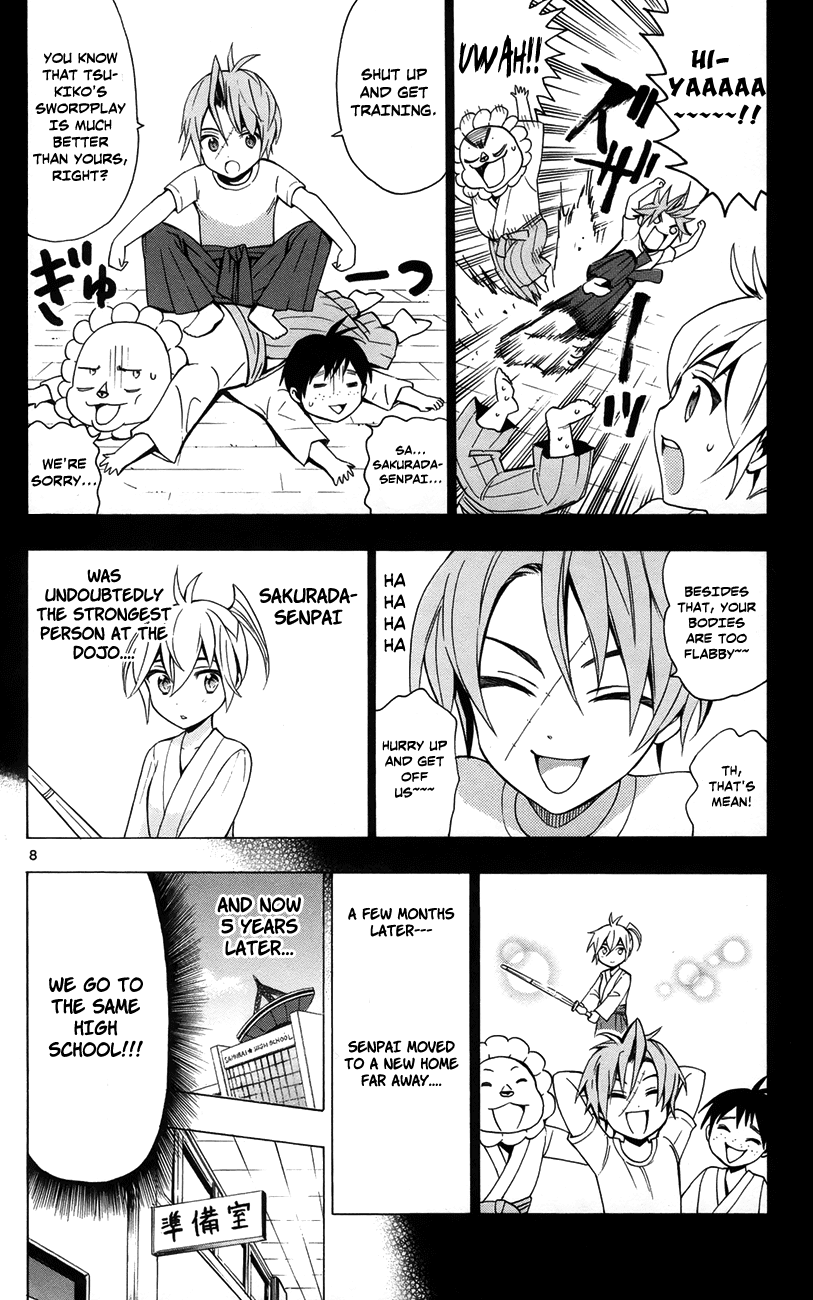 Samurai High School Chapter 11.2 page 11 - Chapter 11 v2 : Tsukiko, Love, And An Admired Senpai