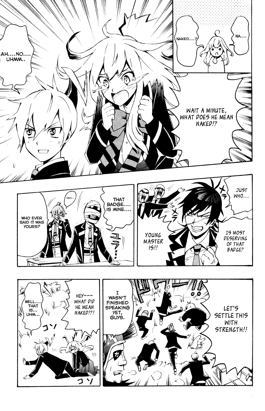 Samurai High School Chapter 3.2 page 16 - Chapter 3 v2 : Tsukiko, Sumo, and the Head of Class Badge.