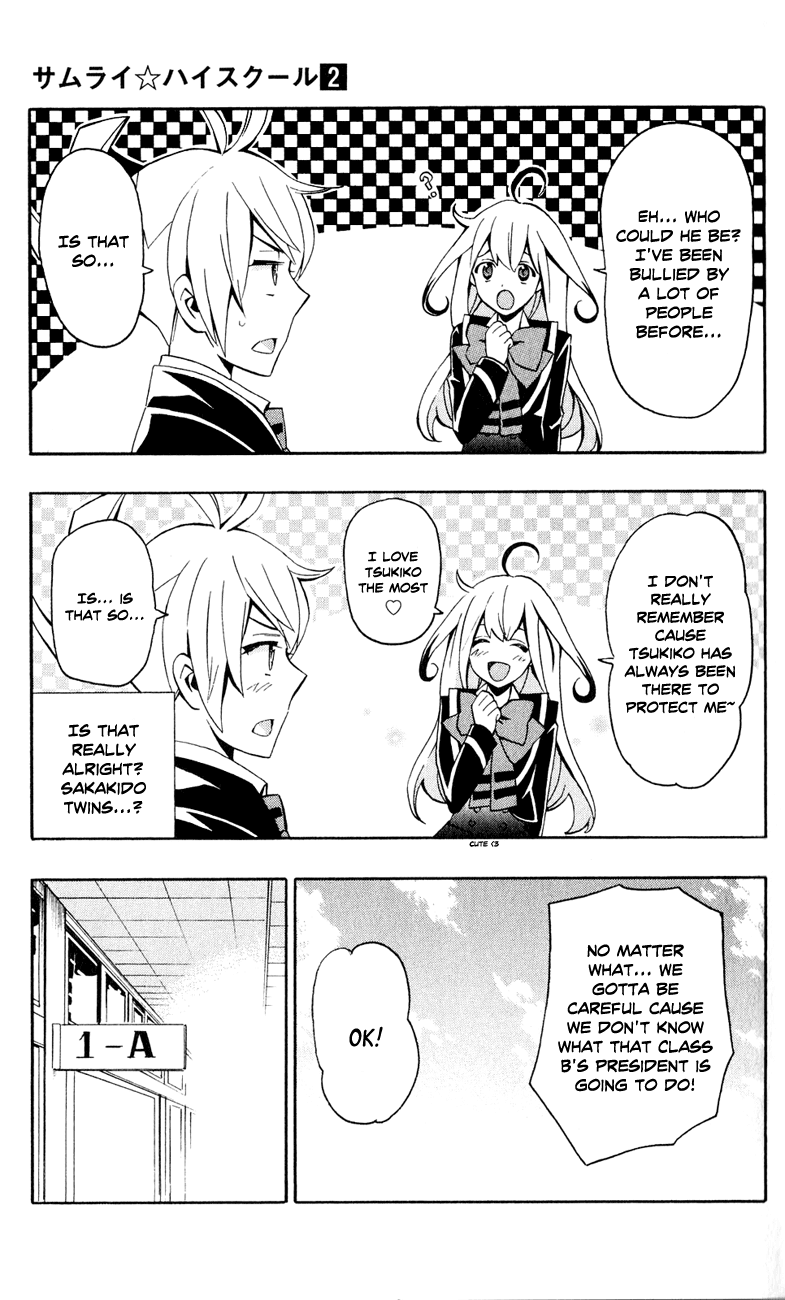 Samurai High School Chapter 6.2 page 8 - Chapter 6 v2 : The Twins, Tommy, and the Physical Examination