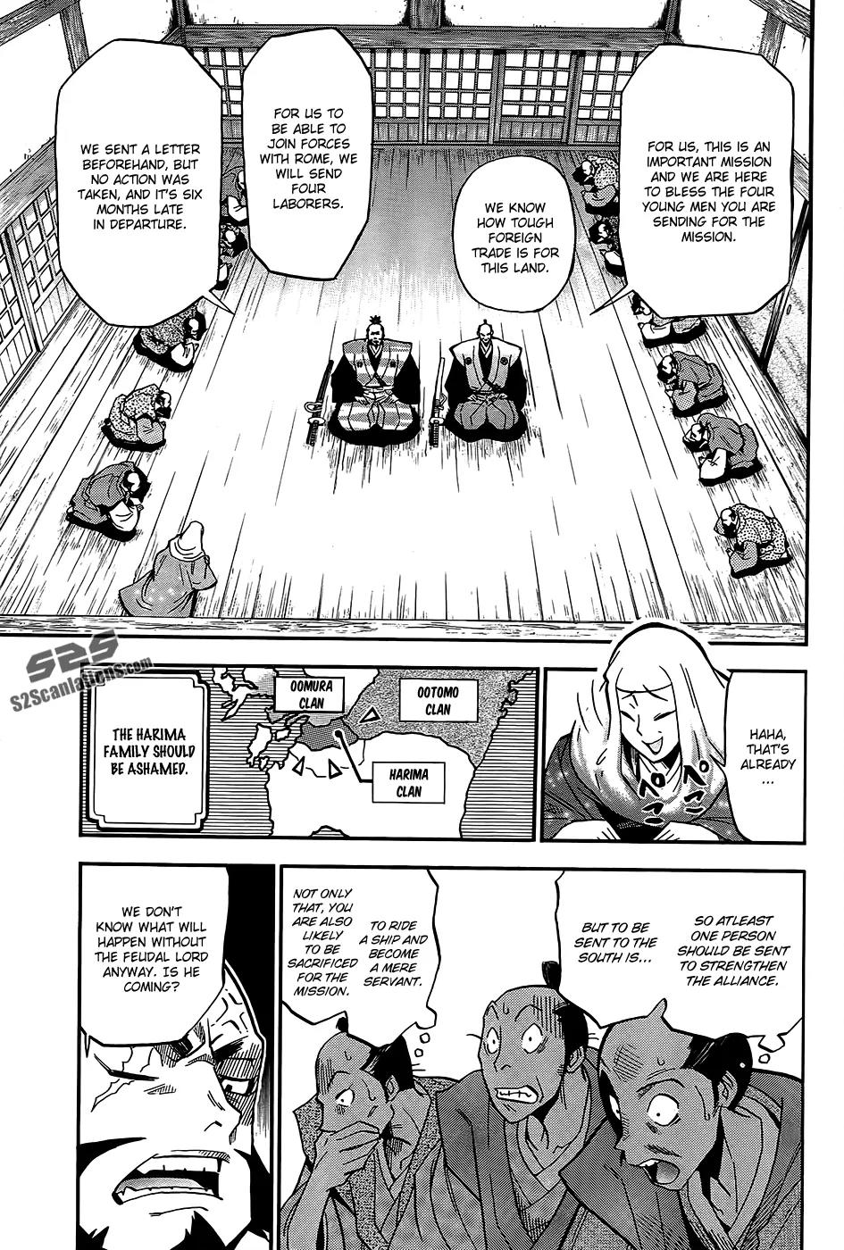 Samurai Ragazzi - Sengoku Shounen Seihou Kenbunroku Chapter 1 page 15 - Chapter 1: The West-ward Wind