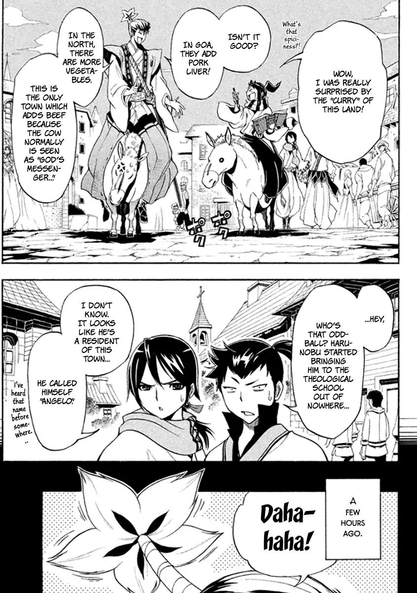 Samurai Ragazzi - Sengoku Shounen Seihou Kenbunroku Chapter 33 page 22 - Chapter 33: Goa - Dark Skinned Nobunaga and the Blue Eyed Samurai