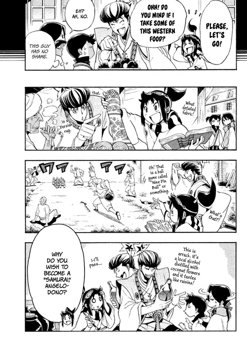 Samurai Ragazzi - Sengoku Shounen Seihou Kenbunroku Chapter 33 page 24 - Chapter 33: Goa - Dark Skinned Nobunaga and the Blue Eyed Samurai