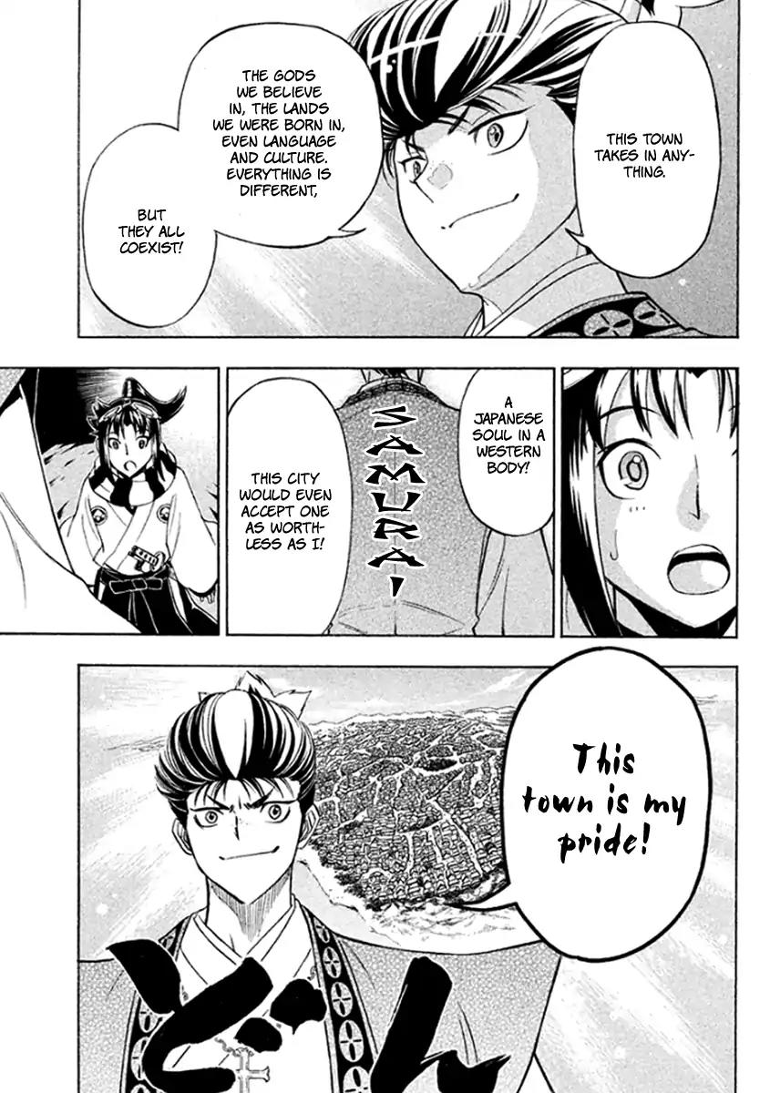 Samurai Ragazzi - Sengoku Shounen Seihou Kenbunroku Chapter 33 page 33 - Chapter 33: Goa - Dark Skinned Nobunaga and the Blue Eyed Samurai