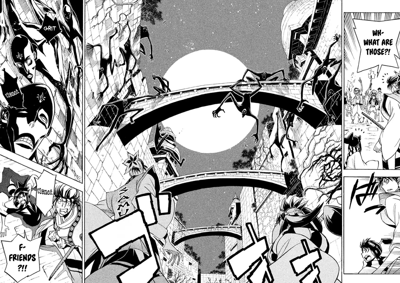 Samurai Ragazzi - Sengoku Shounen Seihou Kenbunroku Chapter 34 page 29 - Chapter 34: "Thug Cow" ards in the Dark Night
