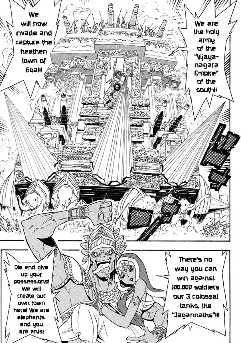 Samurai Ragazzi - Sengoku Shounen Seihou Kenbunroku Chapter 39 page 6 - Chapter 39: ~Goa~ The Wind Blows West-ward [End]
