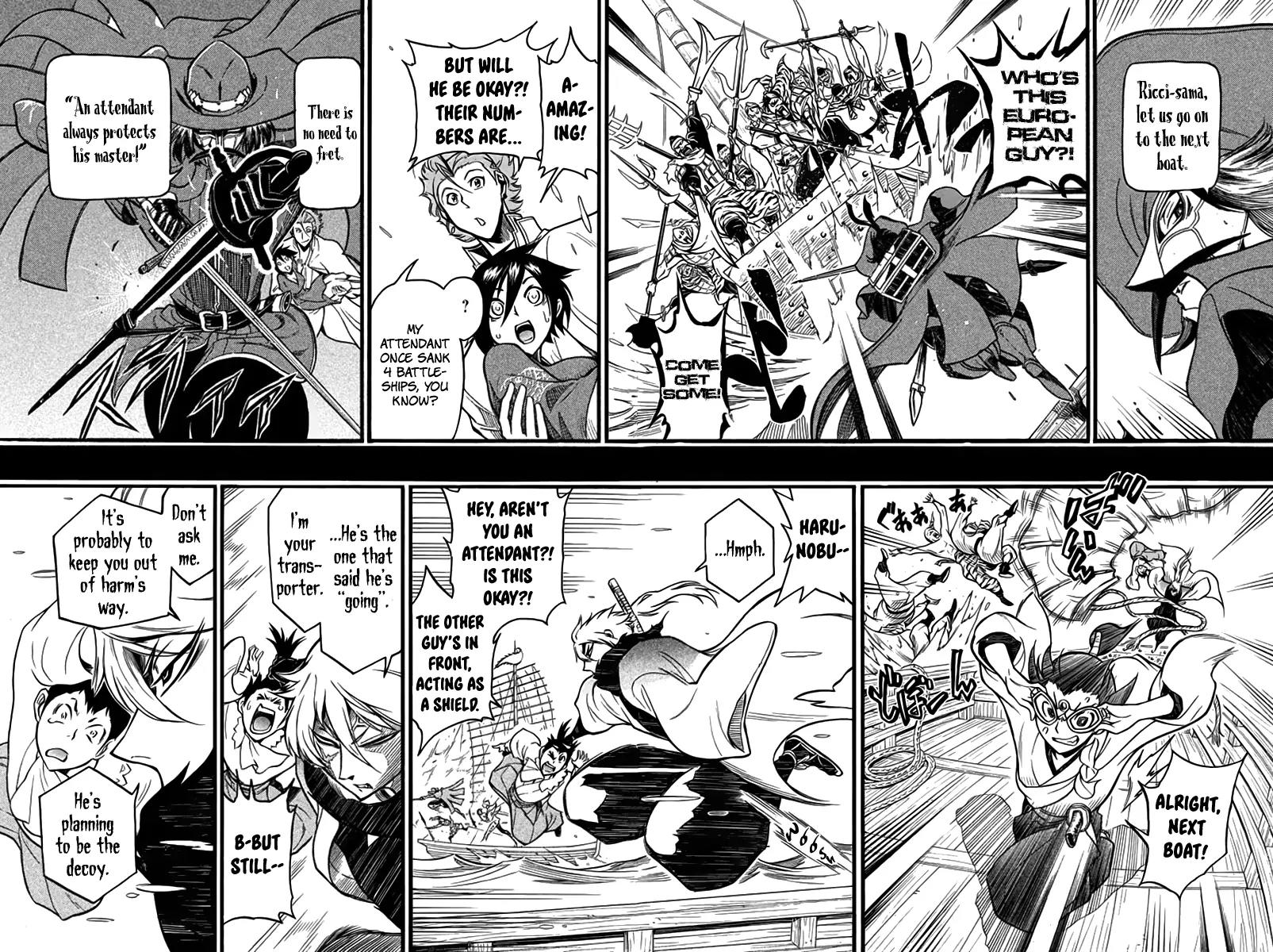 Samurai Ragazzi - Sengoku Shounen Seihou Kenbunroku Chapter 8 page 23 - Chapter 8: Ming Continent - The Two Master/Servant Pairs
