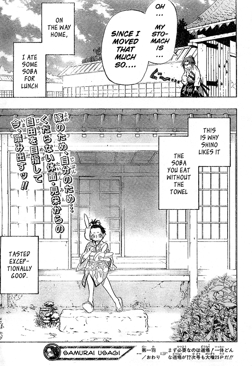 Samurai Usagi Chapter 1 page 52 - Chapter 1: The Rabbit Leapt and Leapt is the Rabbit